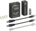 Netzwerktester Kabeltester Set CAT5/6/7 RJ11 RJ12 RJ45 ISDN BNC  Goobay