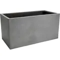 VIVANNO Pflanzkübel Fiberglas MAXI Kasten - Betongrau Beton-Design (1 St), 80x40x40 cm grau 128 l | 80 cm x 40 cm x 40 cm