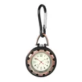 Taschenuhr mit Karabiner Unisex FOB Analog Quarzwerk Krankenschwesteruhr für ...