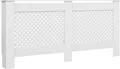 vidaXL Heizkörperabdeckung Weiß 172×19×81,5 cm MDF