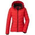 G.I.G.A. DX by killtec Steppjacke GW 32 WMN QLTD JCKT Elegante Damenjacke, wasserabweisend, atmungsaktiv, abnehmbare Kapuze rot 42 EU