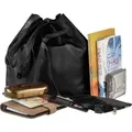 Greenburry Shopper Leder 37x32cm Beuteltasche "Eva" Schultertasche schwarz - Schwarz