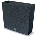 Blumentopf mit Einsatz Pflanztopf Blumenkasten Kunststoff Anthrazit 58x18x49,8cm - Dunkelgrau