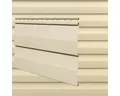 Vox Verkleidungspaneel Canadian Siding SV-01 Stülpprofil 2-Brett Optik 3,85m St. 1 m beige, BxL: 28,50x385,00 cm, 1,10 qm, (Stückweise 1 Paneel, 1,10 qm) Geringer Wartungsaufwand, pflegeleicht, abwaschbar, Leichtgewicht