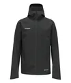 Mammut Hardshell-Wanderjacke Crater Light HS Hooded (wasserdicht, atmungsaktiv) schwarz Herren, Größe: M