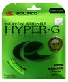 Solinco Tennissaite Hyper G SOFT (Haltbarkeit+Touch) grün 12m Set, Saitendicke: 1.25