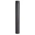FIREFIX R120/1 Ofenrohr, Schwarz, ⌀ 120 mm, Länge: 1000 mm
