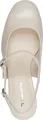 Tamaris Damen Karree Pumps mit Blockabsatz Vegan Riemchen 1-29601-46, Größe:41 EU, Farbe:Beige