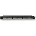 "RED4POWER CAT.6a Patchpanel R4-N119S, 24-fach, 19\", schwarz"