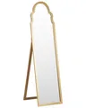 Moderner Standspiegel mit dekorativem Rahmen 40 x 150 cm gold Chatillon