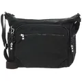 KIPLING Umhängetasche Eyes Wide Open schwarz 28 cm x 27 cm x 14 cm