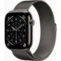 APPLE Watch Series 11 GPS + Cellular 46mm Schiefer Titan Case mit Schiefer Milanaise Loop - S/M