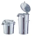 Mülleimer mit Bügel 35 l verzinkt - 2032-00