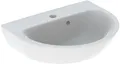 GEBERIT Waschbecken GE Handwaschbecken RENOVA 50x40cm, m. Hl., m. Ül., weiß (1-St)