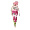 Roth Basteltüte 68cm eckig Einhorn-Bastelset Schultüte Zuckertüte Spitze Krepp