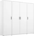 rauch Kleiderschrank VOYAGER Garderobe Wäscheschrank Schlafzimmer (in 3 verschiedenen Ausstattungen BASIC/CLASSIC/PREMIUM) mit 2 modernen Griffvarianten, viel Stauraum MADE IN GERMANY