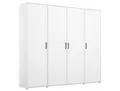 Rauch Möbel Drehtürenschrank, Weiß, 7 Fächer, 187x194x53 cm, Blauer Engel, BQ - Bündnis für Qualität, Made in Germany, Schlafzimmer, Kleiderschränke, Drehtürenschränke