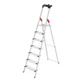 Hailo L80 ComfortLine Alu-Sicherheits-Stehleiter 7 Stufen