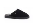WARMBAT Pantoffel Classic Suede mit Merino Schaffell schwarz Hausschuh