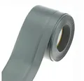 mako Sockelleiste Weichsockelleiste Kantenschutz Zuschneibar, L: 2500 cm, H: 1.5 cm, weich, selbstklebend, 25m x 45 mm x 15 mm, Dunkelgrau
