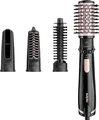 BaByliss AS200E Rotierende Warmluftbürste Set Brush & Style Ionic, 1000 Watt, 4 