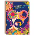 Lustige Geburtstagskarte Wie Schön Dass Es Dich Gibt Retro Blume Hippie