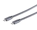 USB Type-C 3.2 Gen 2x2 Kabel, grau - Länge: 2,0 m