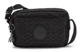 kipling Basic Plus Abanu Crossbody S Umhängetasche Signature Emb Schwarz Neu