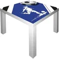 STIKKIPIX Möbelfolie FC21, (Möbel nicht inkl) Fußball MöbelstickerTisch Lack von IKEA - FC21 blau|bunt