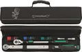 STAHLWILLE 750NR/516/3/1 NDE Drehmomentschlüssel Set Auto 6-tlg. | 1/2 Zoll, 40-200 N·m | Teleskopknarre, Steckschlüssel 17; 19; 21 mm + Verlängerung | Made in Germany - Best tools never die-Edition