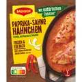 Maggi Fix für Paprika Sahne Hähnchen cremig mit Zwiebeln 31g