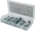 KS TOOLS Sortiment Muttern, selbstsichernd, UNC, 100-tlg