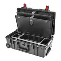 STIER Werkzeugkoffer | Werkzeugtrolley | Werkzeugtafel | Werkzeugkiste Premium-Ausführung mit Rollen und Teleskopgriff, flugtauglich, leer | unbestückt, MADE IN EUROPE