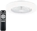 Philips Deckenventilator und LED Deckenleuchte Amigo, 20W+40W, Durchmesser 49cm, rund, inkl. Fernbedienung, Weiß