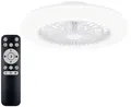 Philips LED Amigo Deckenventilator 20 W, 42W (Ø x H) 490mm x 137mm Glitzereffekt mit Beleuchtung, Dimmbar