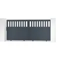 Casanoov Schiebetor Elektrisch Santis 300x140cm Aluminium Grau & Schiebetorantrieb Ranger C300