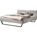 HASENA Polsterbett Schwebebett Stefano Kunstleder grey 140x200 - Grau