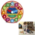 Melissa & Doug Kinder Lernuhr Kinder Uhr Holzuhr Puzzle Baukltze Steckpuzzle