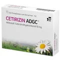Cetirizin-ADGC - 50 Stück - Allergie-Tablette mit schneller und langanhaltender Wirkung gegen Allergien, Heuschnupfen, Nesselsucht und tränende Augen - für Erwachsene und Kinder ab 6 Jahren