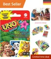 Kreatives UNO Junior Kartenspiel mit Zootieren – Ab 3 Jahren für 2-4 Spieler
