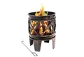 BBQ-Toro Feuerkorb "Plum" Ø 42 cm inkl. Schürhaken, Antik-Rost-Optik, Garten und Terasse