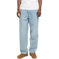 Jack & Jones Herren Jeans JJIALEX JJORIGINAL AM 332 Baggy Fit Blau 12249061 Hoher Bund Knopfleiste W 31 L 34