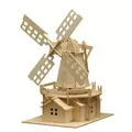 PEBARO 873 - Holzbausatz Windmühle, Holzkonstruktion mit 78 Teilen | deutsch