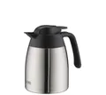 THERMOS Isolierkanne THV, 1,0 Liter, Edelstahl / schwarz