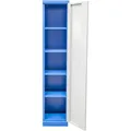 Güde Werkzeugschrank Typ A 40677, aus Metall, blau / grau, mit 4 Fachböden, abschließbar, 38 x 193 x 38 cm