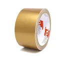 Finest Folia 10 Meter (1,79€/Meter) Zierstreifen Auto Motorrad Boot Modellbau Farbauswahl Dekorstreifen Seitenstreifen Klebestreifen (Gold Glanz, 40mm Breite)