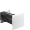 Zehnder Dezentrales Lüftungsgerät ComfoSpot 50, Außenwandhaube Edelstahl