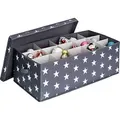 STORE IT Weihnachtskugelbox in Grau - (B)58 x (H)25 x (T)36 cm