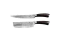 CHEF CUISINE International Kochmesser Chef Cuisine Damast Messer Nakiri Set 2 -tlg., Ebenholz