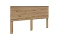 vidaXL Bett Kopfteil mit Kopfteil Artisan-Eiche 180 cm Holzwerkstoff (1-tlg)